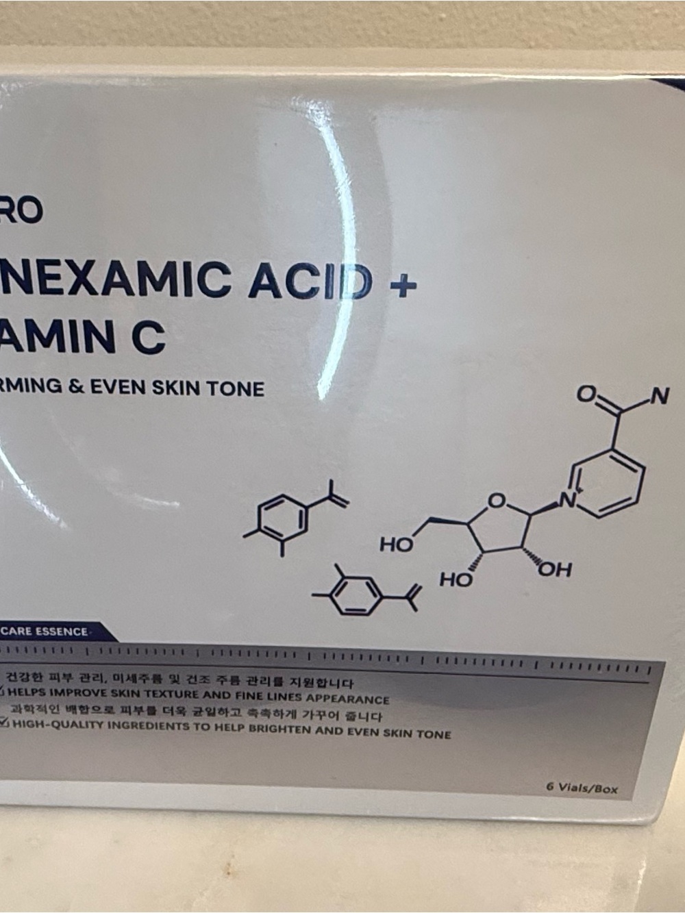 NEW PADORO Tranexamic Acid + Vitamin C Serum | 6 Vial Brightening Treatment